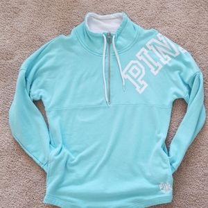 PINK Tunic length sweatshirt